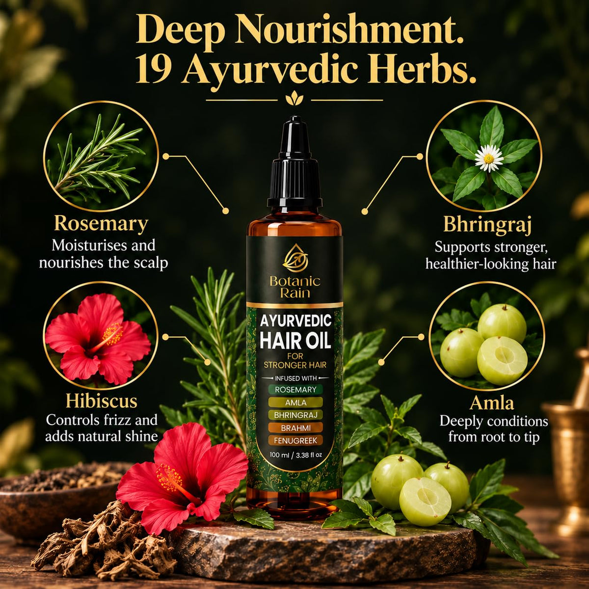 Ayurvedic Rosemary Hair Oil