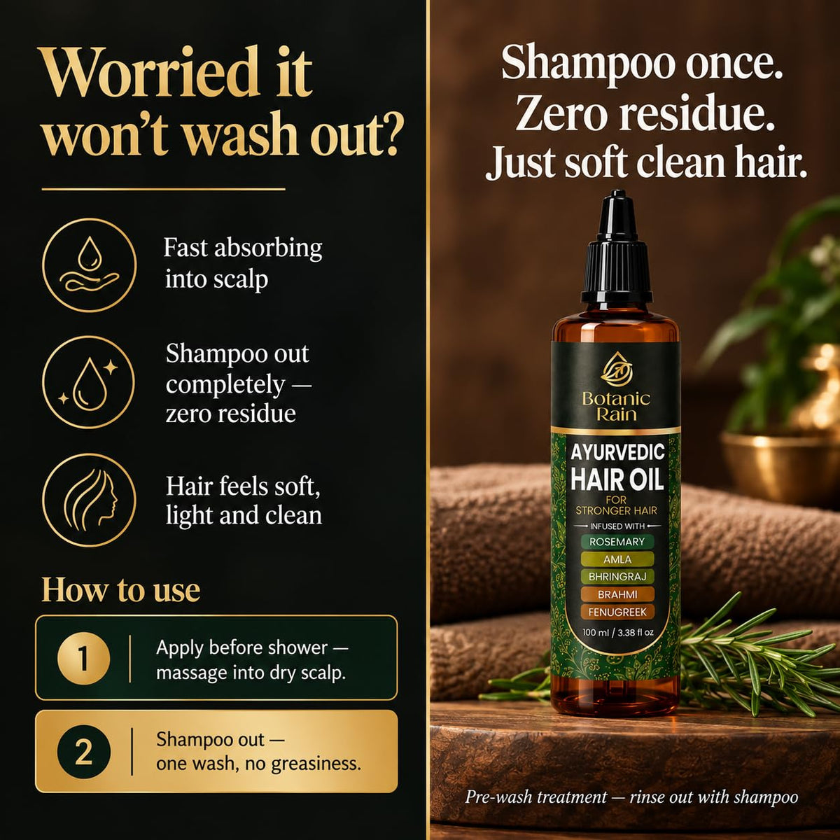 Ayurvedic Rosemary Hair Oil